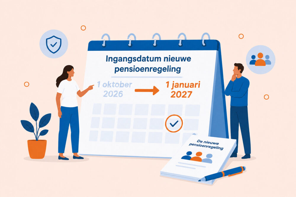 Ingangsdatum nieuwe pensioenregeling verschuift naar 1 januari 2027